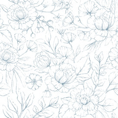 Floral seamless pattern - 168911327