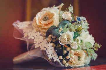 Wedding bouquet of the bride