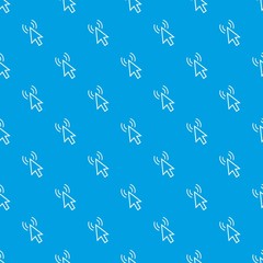 Click pattern seamless blue