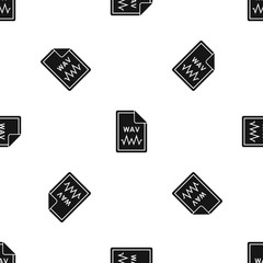 File WAV pattern seamless black