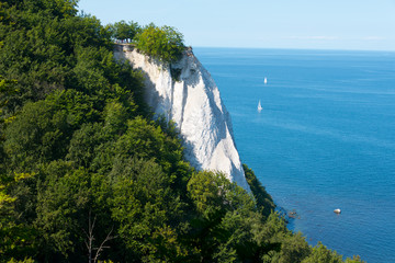 chalk cliffs of ruegen, germany
