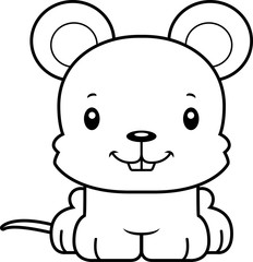 Cartoon Smiling Mouse