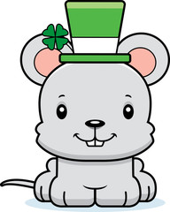 Cartoon Smiling Irish Mouse