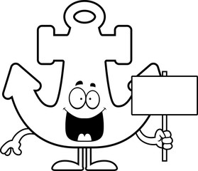 Cartoon Anchor Sign