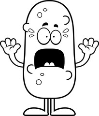 Scared Cartoon Pickle