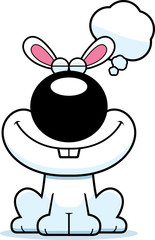 Cartoon Rabbit Dreaming
