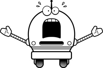 Scared Male Robot