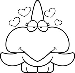 Cartoon Pterodactyl Love