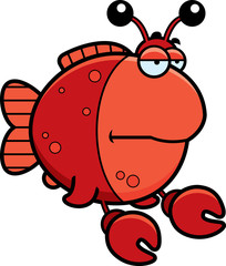 Bored Cartoon Imitation Crab