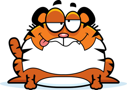 Drunk Cartoon Tiger