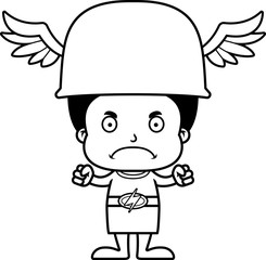Cartoon Angry Hermes Boy