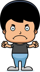 Cartoon Angry Boy