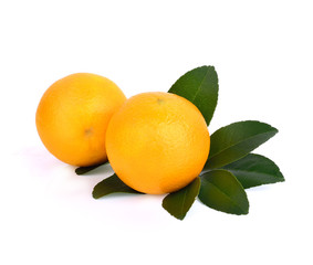 orange isolated on white background