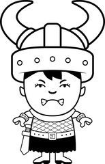 Angry Cartoon Orc Child
