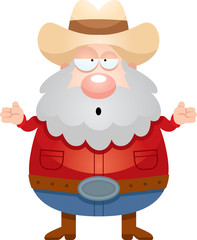 Confused Cartoon Miner