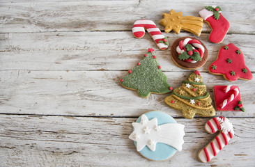 Baked Christmas cookies.