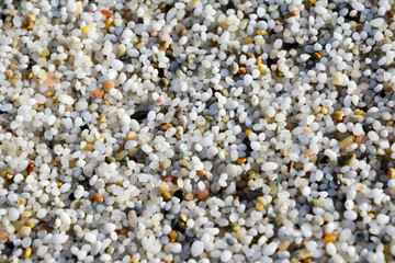 quartz beach, Is Arutas. Sardinia, Italy