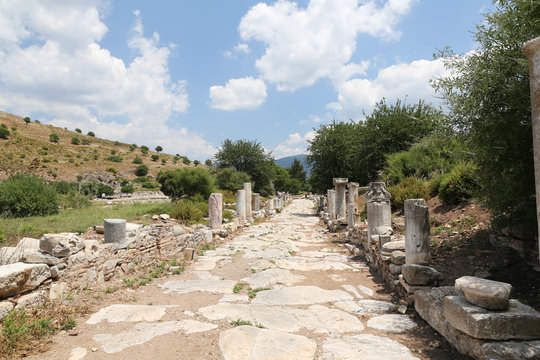Street in State Agora of Ephesus