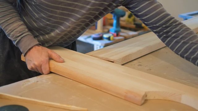 Assembly of wooden construction.