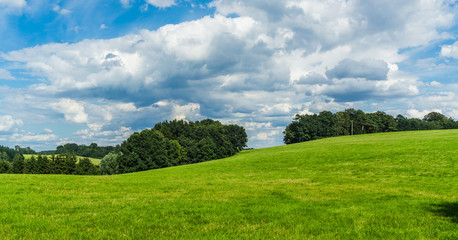 hilly meadows - landscape