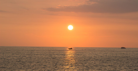 Sunset and orange skies!