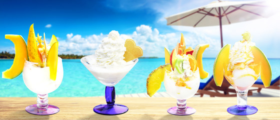 Leckeres Eis im Becher