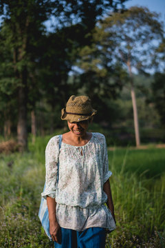 Walking in the forest