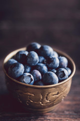 Ribe of blueberries
