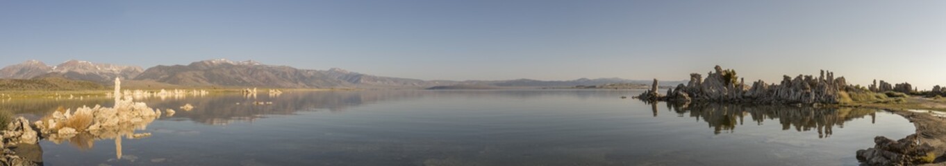 Panorama of Tufas in Mono Lake