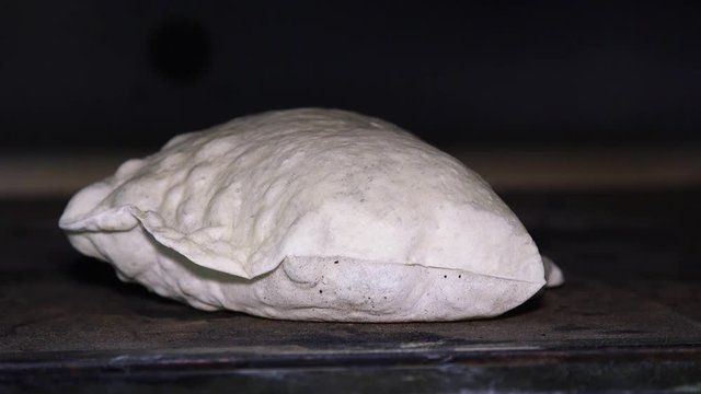 Lavash Bread in Oven