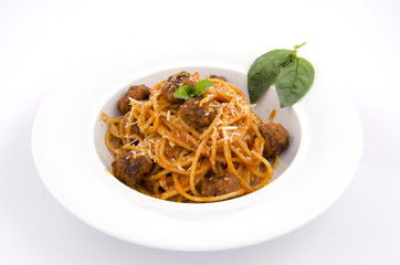 mozzarella and Meatball pasta