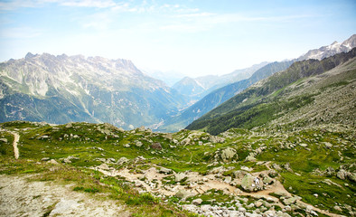 Landscape of French Alps