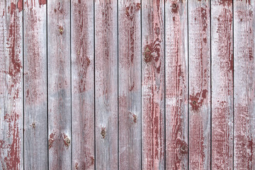 Vintage wooden boards of red color as background