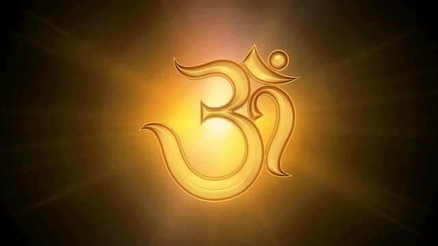 Om Symbol with Effect