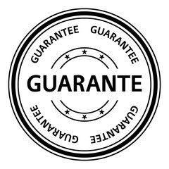 Guarantee stamp. Guarantee rubber stamp. Vector Guarantee stamp. Guarantee Grunge stamp. Roter stempel.
