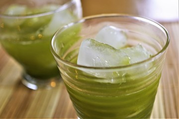 冷えた日本茶
