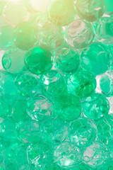 polymer scent aroma gel ball cool water green color