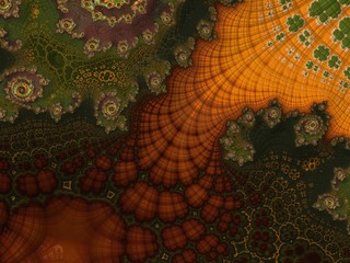 Fractal created based on the data. It is a mix of tundra,  pine forests and many other plants. Organic structure of the ornament resembles the natural conditions of the world