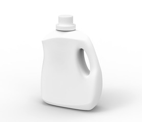 Blank laundry detergent bottle
