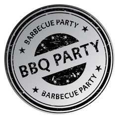 Obraz premium Bbq party stamp. Barbecue party. Barbecue stamp. Barbecue rubber stamp. Vector Barbecue stamp. Barbecue Grunge stamp. Roter stempel. Vintage Barbecue Stamps.