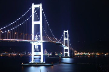 Fototapeta premium Muroran night view