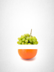 Fruit or Mixed Fruit on a background.