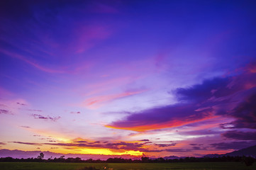 beautiful sky twilight background sunset