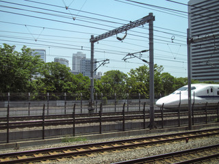 Fototapeta premium 鉄道 都市