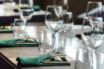 table set for meal