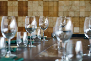 table set for meal