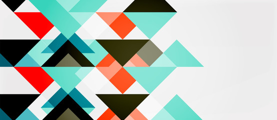 Triangle pattern design background