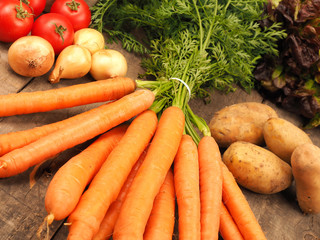 Healthy food concept background