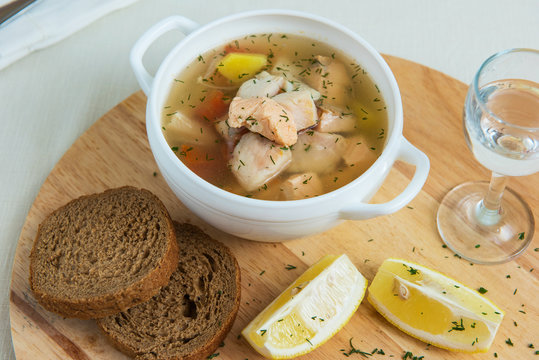 Russian Traditional Fish Soup