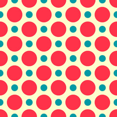 geometric seamless pattern in retro style